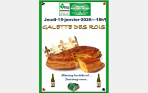 Galette des Rois - 15 janvier après le tournoi