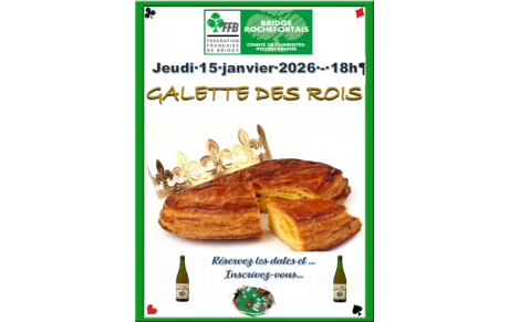 Galette des Rois - 15 janvier après le tournoi